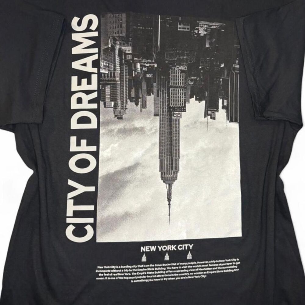 Fashion Nova Streetwear New York City Empire State Building Graphic Tee Mens 1X